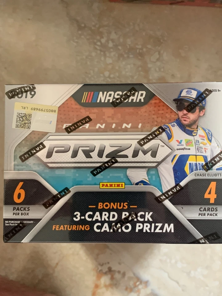 2019 Panini Prizm NASCAR Blaster Box - Sealed - 3 Camo Prizm - Image 1 of 1