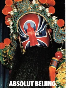 ABSOLUT BEJING - 1999 - 8"X11" - Magazin Wodka Werbung Kunstdruck - Neuwertig - Bild 1 von 1