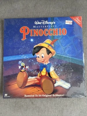 🔥 Walt Disney’s Masterpiece PINOCCHIO Laserdisc New SEALED 🔥 - Image 1 of 2