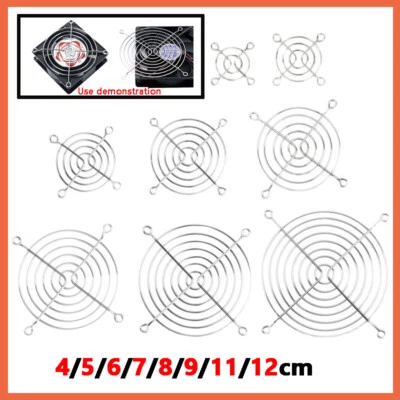 PC Case Computer Cooling Fan Heat Sink Metal Finger Grill Guard Protection Net - Image 1 of 4