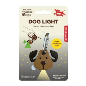 Llavero LED para perro Kikkerland ultra brillante luz nocturna accesorio para caminar - Imagen 1 de 2