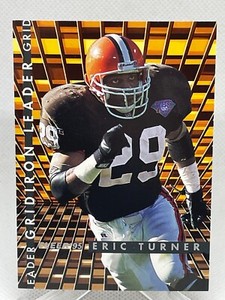 Eric Turner 1995 Fleer Gridiron Leader #8 Insert