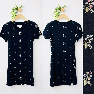 Mini Vestido Molly Malloy Vintage Delicado Floral Bordado Para Mujer Talla 6 Foto 1 de 4