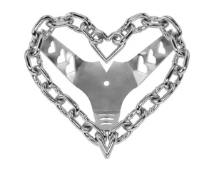 Volante Sweet Heart Chain cromado. - Imagen 1 de 1