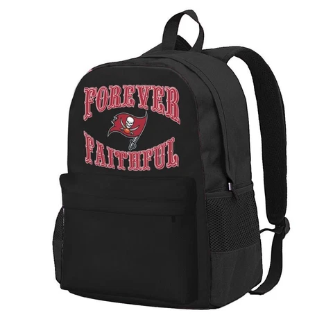 Forever Faithful Tampa Bay Buccaneers Adult Backpack Large Capacity Travel Bag Cover