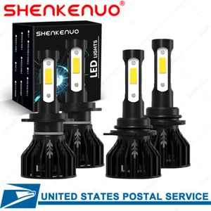 Kit de faros LED 4 piezas para Lexus ES300 1997-2003 9005+H7 haz alto/lo blanco 6000 k - Imagen 1 de 9