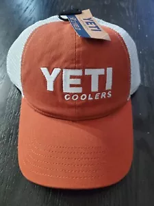 Nuevo YETI Coolers Trucker Snapback Sombrero Naranja Quemado Talla OSFM - Imagen 1 de 2