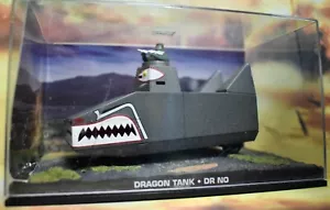 Die Cast scala 1/43 Eaglemoss James Bond 007 Dr No Dragon Tank - Foto 1 di 1