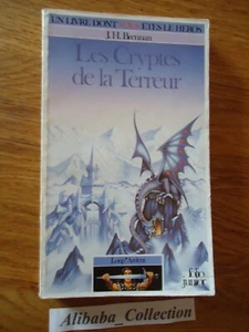 LDVELH LES CRYPTES TERREUR LOUP ARDENT 2 319 LIVRE HEROS FOLIO JUNIOR Bon état - Picture 1 of 5