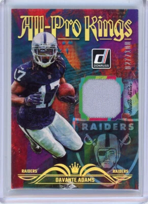 Davante Adams  APK-3 2023Donruss Football All-Pro Kings Jersey Patch  /100 - Image 1 of 2