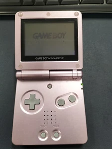 L1167 Ship Free Nintendo Gameboy Advance SP console Pink Japan GBA x - Imagen 1 de 4