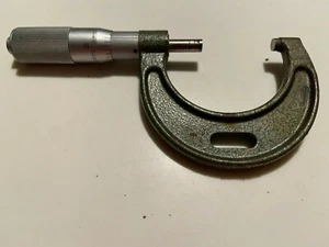 103-128 MITUTOYO MICROMETER, 1-2", .0001", LOCK, FRICTION, CARBIDE-TIPPED, USED - Picture 1 of 1