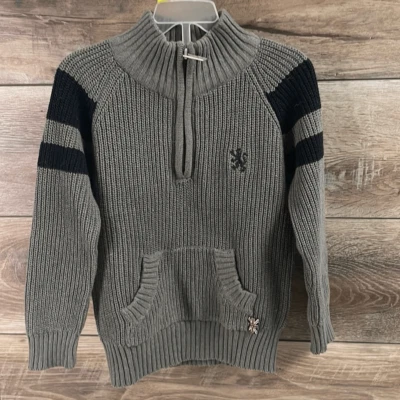 ENGLISH LAUNDRY Niños Niños Pequeños Pullover Gris Negro Tejido Suéter Talla 3T Foto 1 de 4