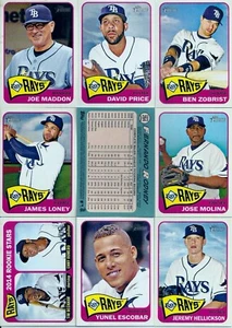 2014 Topps Heritage Tampa Bay Rays komplettes Team-Set Regular + Minors (21) - Bild 1 von 2