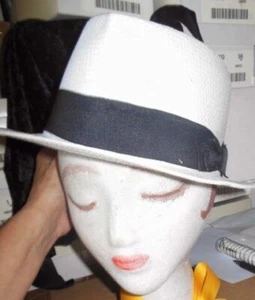 FEDORAS Lot of 6 Sassy Short Brim Straw 3 COLORS to choose from Dance Hats - Picture 1 of 15