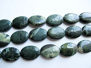 Natürliche Kambaba Jaspis Oval Perlen 18x25mm. Naturheilstein Perlen. 8'' - Bild 1 von 3