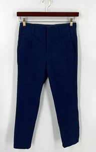 Kut from the Kloth Khaki Pants Size 6 Navy Blue Pleated High Waist Chino - Picture 1 of 5