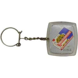 VINTAGE KEYCHAIN - ADVERTISING - COLLECTIBLE - RETRO MEMORABILIA CHARM KEY RING - Picture 1 of 2