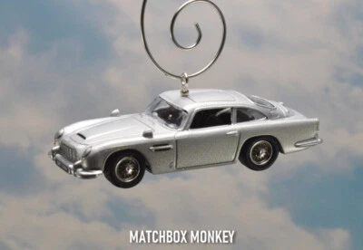 James Bond 007 '63 Aston Martin DB5 Goldfinger Christmas Ornament 1/64 1963 - Image 1 of 4