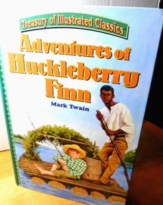 Treasury of Illustrated Classics~Adventures of Huckleberry Finn By Mark Twain - Picture 1 of 12