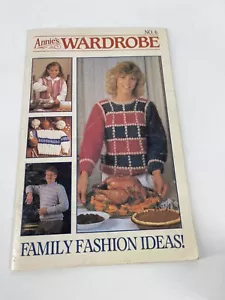 Nov/Dec 1985 No 6 Annie's Wardrobe Crochet Knitting Pattern Magazine Book - Picture 1 of 6