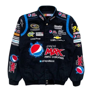 Giacca Jeff Hamilton NASCAR Pepsi Max Vintage Racing Adulto Ricamo - Foto 1 di 3