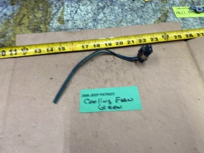 Jeep Patriot 2006-2011 ventilador de refrigeración conector de cableado verde Foto 1 de 4