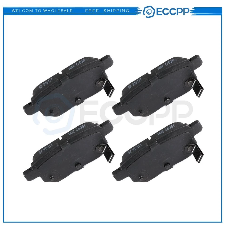Rear Metallic Brake Pads For 2011-2017 Lexus CT200h Pontiac Vibe Scion xB Toyota - Изображение 1 из 1