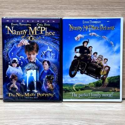 Nanny McPhee DVD Lot – Nanny McPhee (2005) + Nanny McPhee Returns (2010) NEW - Image 1 of 4