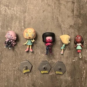 Steven Universe Mystery Minis Figure Lot of 5 Garnet, Amethyst & Pearl - Picture 1 of 2