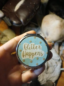 Espejo de bolsillo con espejo Glitter Happens - Imagen 1 de 3