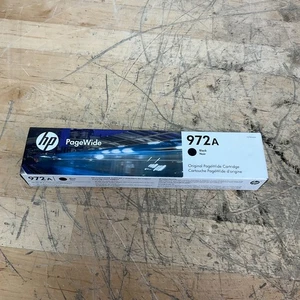 HP 972A Czarny wkład PageWide F6T80AN 05/2023 NOWY ZAPIECZĘTOWANY - Zdjęcie 1 z 3