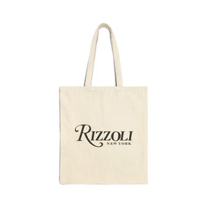 Rizzoli Bookstore New York City Cotton Canvas Tote Bag library rare fiction - Bild 1 von 5