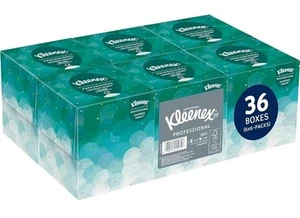 Kleenex 21271 Gesichtstücher 36 Schachteln à 90 3240 Gesamt Taschentücher zerzaust Etui - Bild 1 von 5