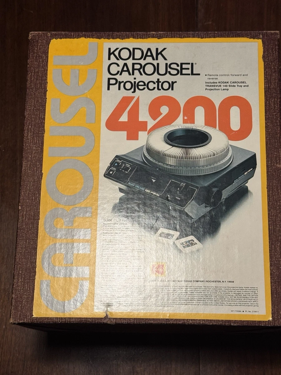 Kodak Carousel 4200 Slide Projector (missing the slide carousel