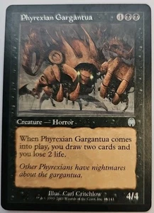 MTG Magic The Gathering Card Phyrexian Gargantua Creature Horror Black Apocalyps - Picture 1 of 2