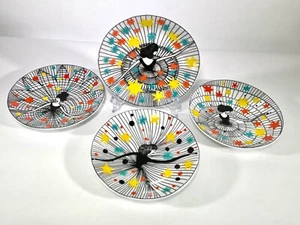 Fragonard DANCERS Appetizer Plates Set of 4 Ballet 6" - NEW - Picture 1 of 6