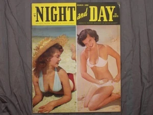 Night and Day Magazine March 1952 (Picture Magazine of Entertainment) - Picture 1 of 10