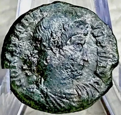 Genuine Ancient Roman Coin 330-336AD Constantius II Gloria Exercitas 2 Soldiers - Image 1 of 4