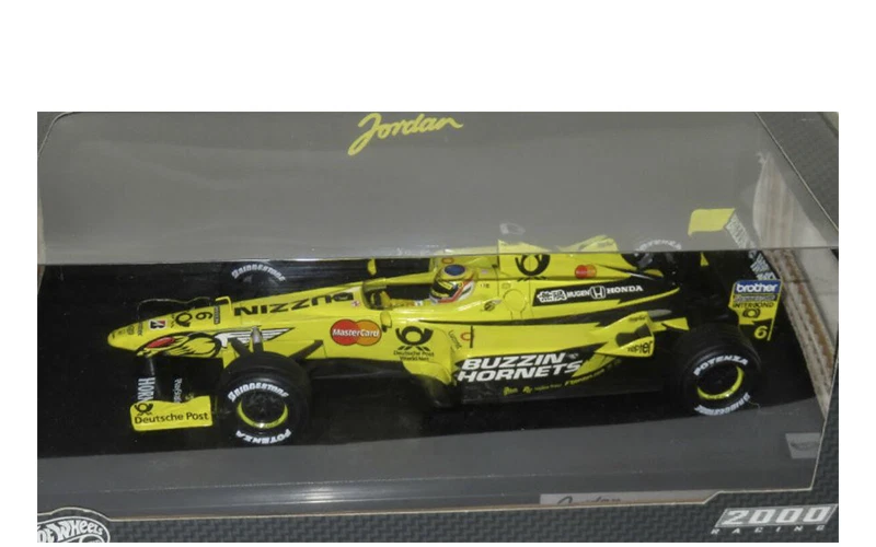 MATTEL HOT WHEELS 26744 JORDAN EJ 10 F1 TEAM J. TRULLI 2000 1/18 F1 SCALE MODEL - Immagine 1 di 1