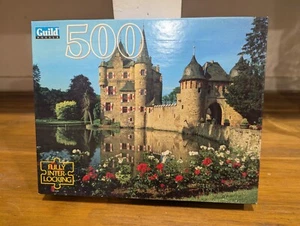 Satzvey Castle Germany - Guild 500 Piece Puzzle - Vintage 1995 Parker Brother - Picture 1 of 3