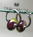 Trollbeads Green Purple Armadillo Beads Only