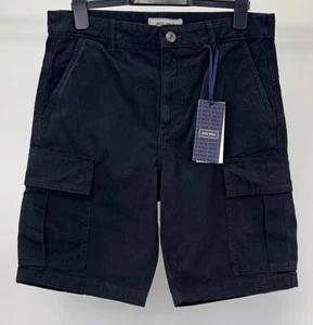 Jack Wills Cargo Mens Shorts, Mens Shorts Size XS, Black, New - Picture 1 of 12