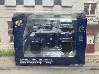 TINY SAXON Armoured Vehicle PTU #96 HONG KONG POLICE CAR 1/72 - Image 1 of 2
