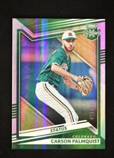 2022 Elite Extra Edition Base Status Green #88 Carson Palmquist /499