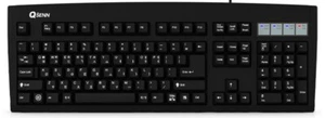 QSENN SEM-DT35 Black / EN/KR USB Ver / Low-noise keyboard / Gaming Keyboard - Picture 1 of 1