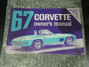1967 ONLY C2 Corvette Owner's Manual 2nd Edition--GM #3901022--NOS!! - Picture 1 of 5
