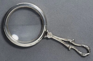 Vintage Collectible Pocket Silver Magnifying Lens - Picture 1 of 3