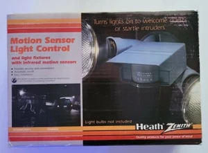 Motion Sensor Light Control Heath Zenith Light Fixture With Infrared. - Picture 1 of 7