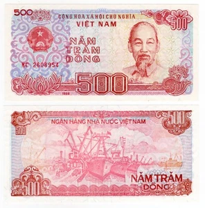 VIETNAM P-101a 500 Dong 1988 UNC - Picture 1 of 1
